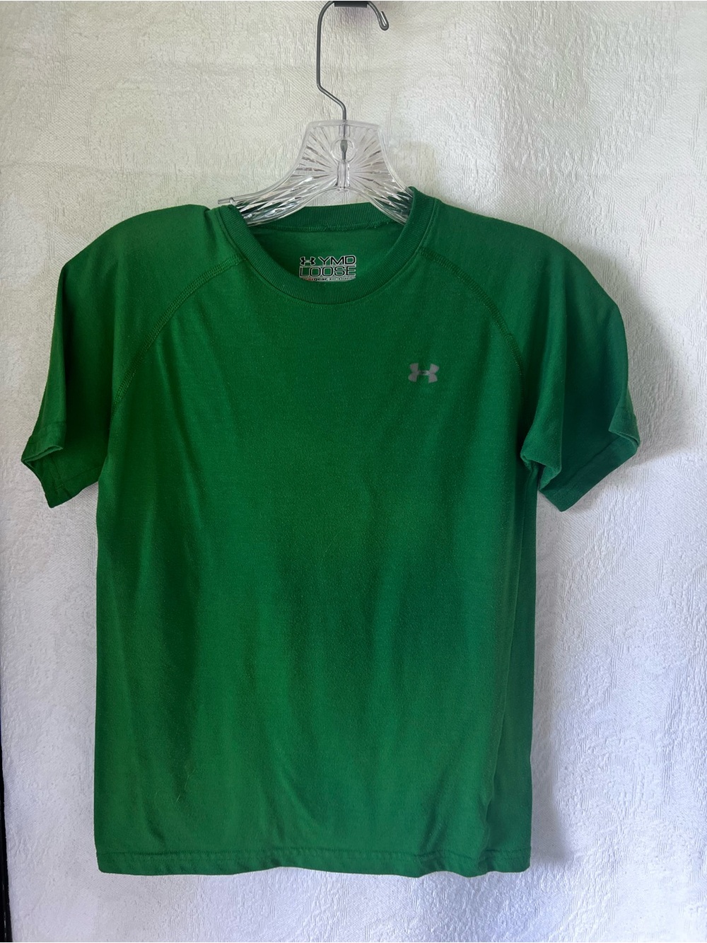 Under Armour Youth MD Green Short Sleeve Performance Tee